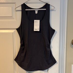 Athleta Navy Scoop-Neck Performance Tank